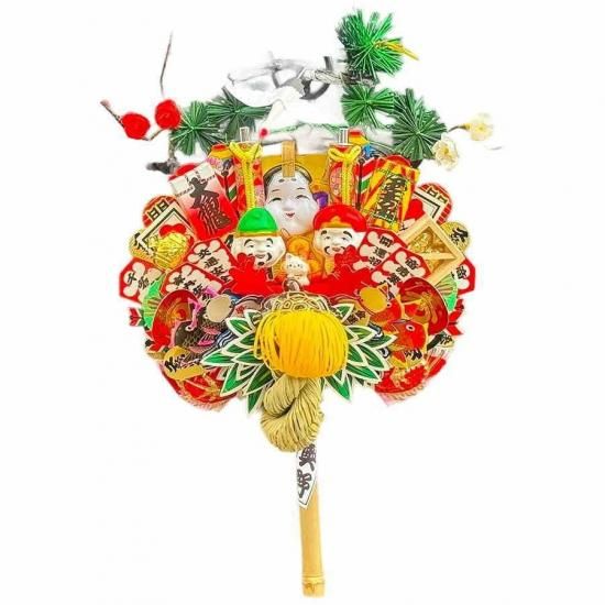 ●4寸（極）本格的な縁起熊手！5寸の一歩手前の大きさ